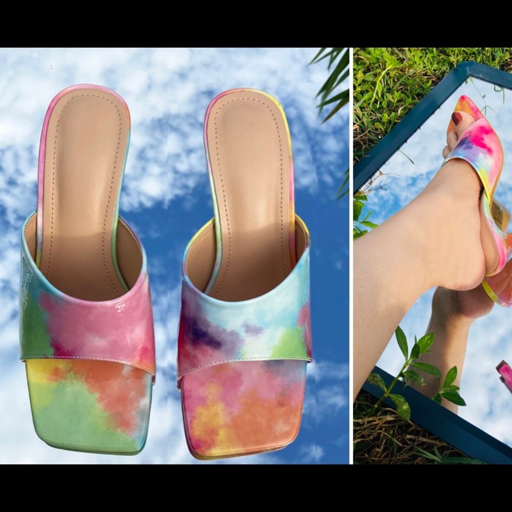 Tie Dye heels